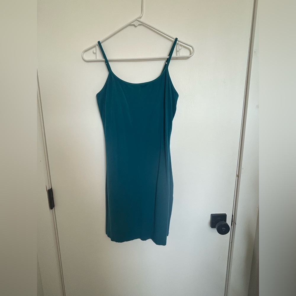 Express Teal Mini Dress